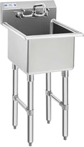 HALLY Commercial Stainless Steel Sink for Kitchen and Bar Use