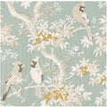 Caspari Songbirds Cocktail Napkins - Set of 20, Celadon