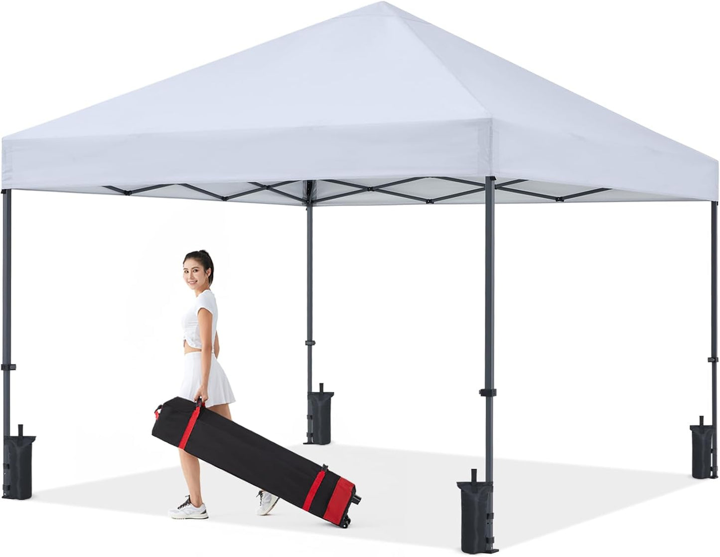 COOSHADE Durable Easy Pop Up Canopy Tent 12x12Ft for Events