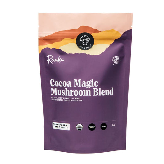 Raaka Magic Mushroom Hot Chocolate - Soothing Adaptogenic Blend