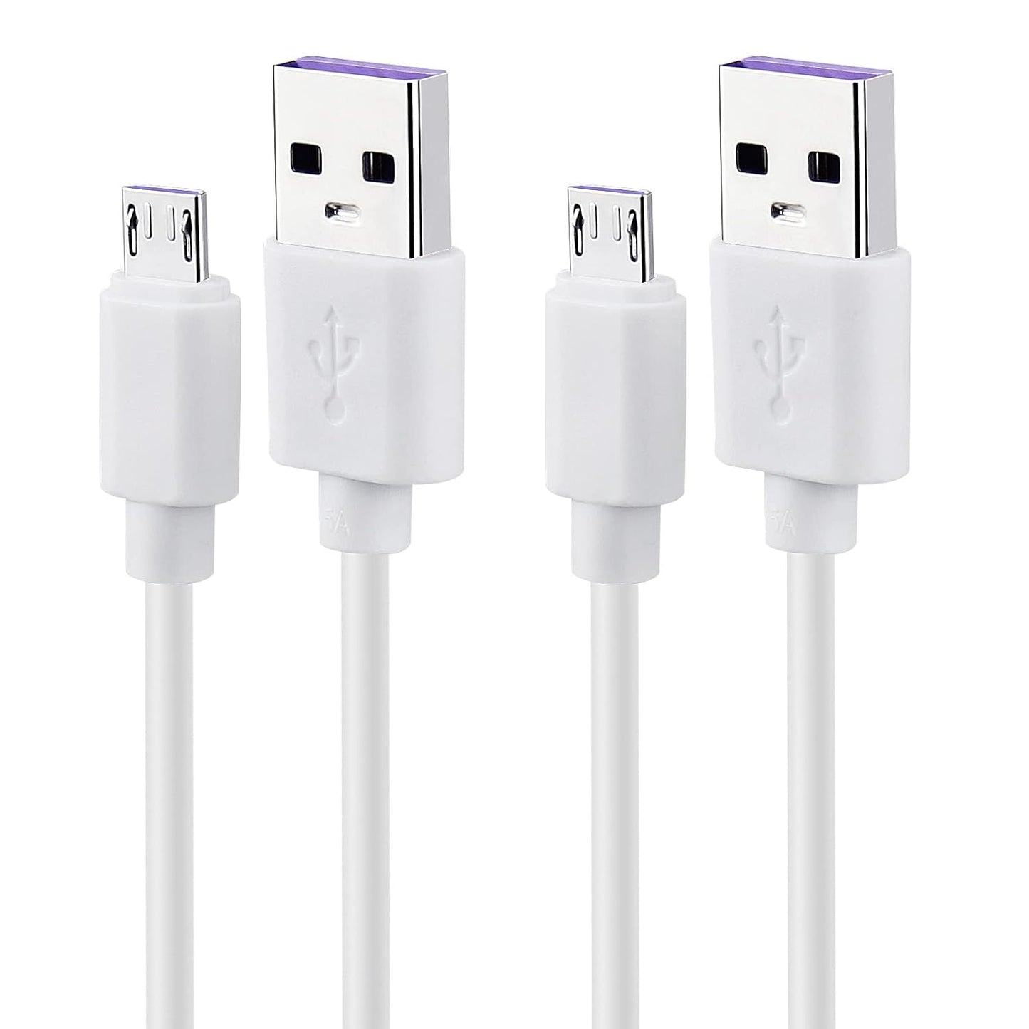 Fast Charging 3ft White Micro USB Cable by Smays