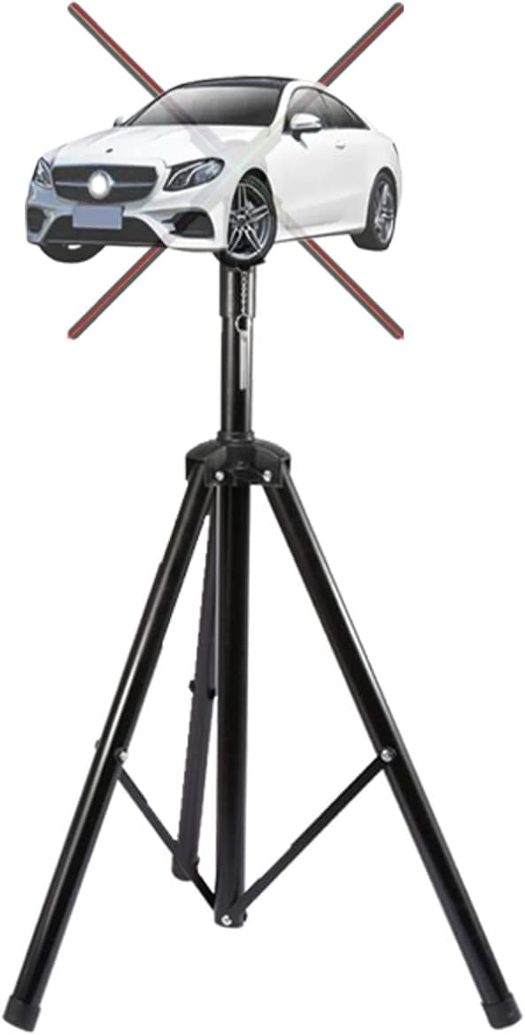 Hologram Fan Stand: Versatile Height Adjustment, 150 lbs Capacity