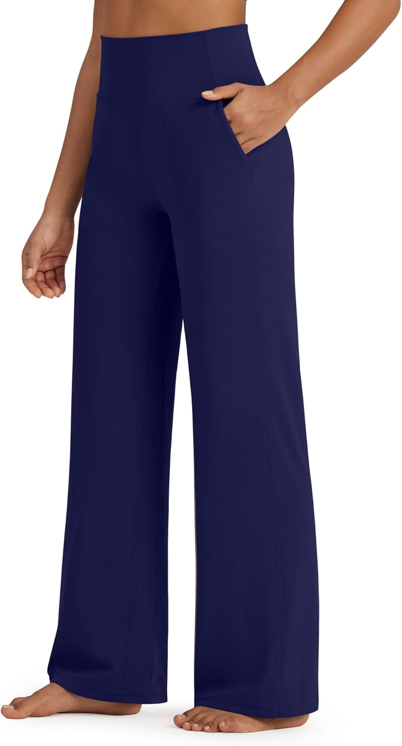 G4Free BareFeel High Stretch Yoga Pants for Women with Pockets