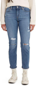 Levi's Women's New Boyfriend Jeans Mid Rise - Roll or Unroll Cuff