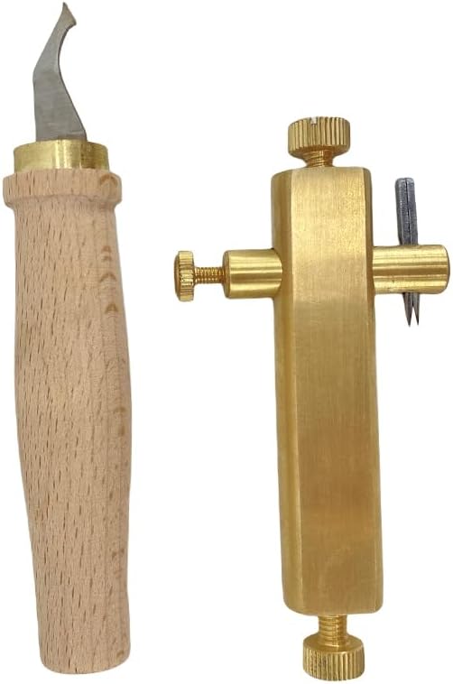 Yinfente Brass Purfling Tools Set for Violin and Viola Making