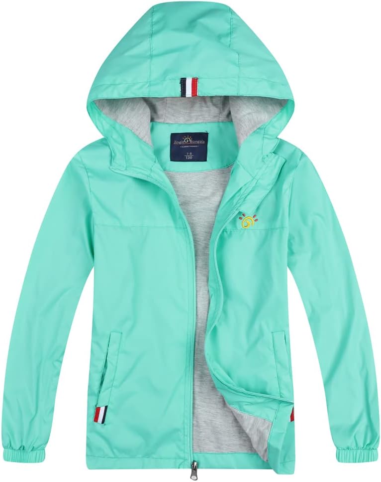 Lightweight Breathable Raincoat for Boys and Girls - Waterproof