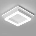 24W Square Hallway Light Modern Flush Mount LED Ceiling Light - Cool