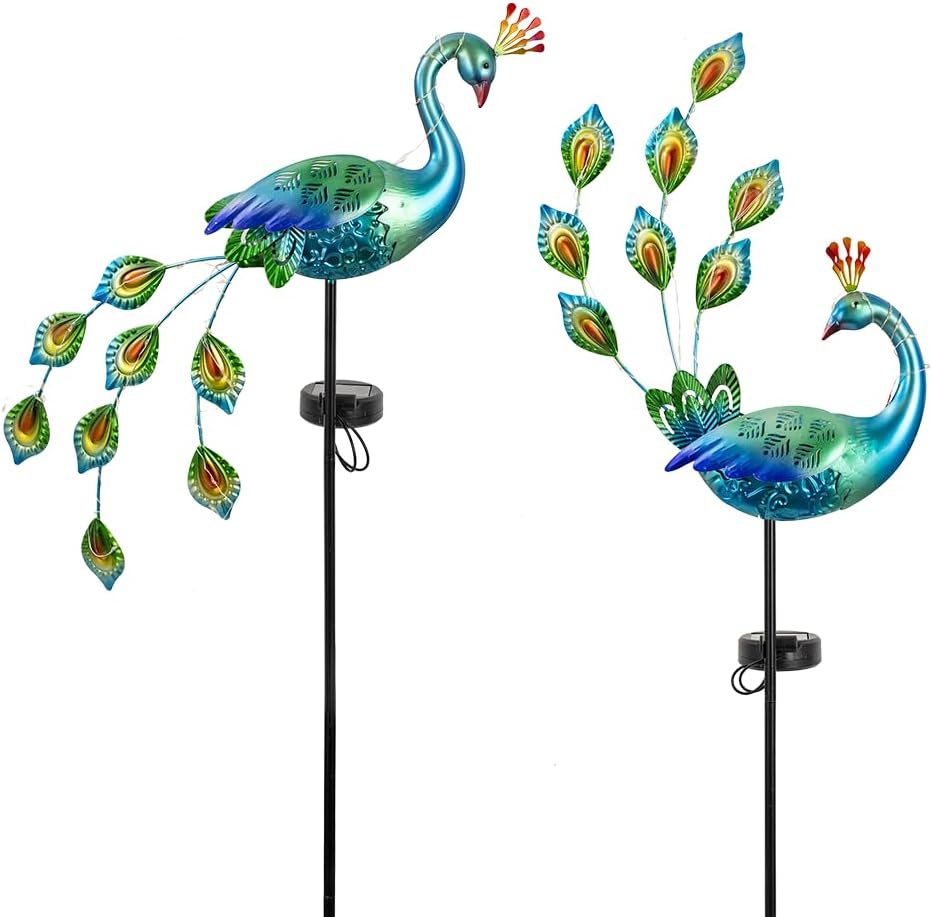 VEWOGARDEN Solar Stake Lights for Outdoor Garden Pathway Decor