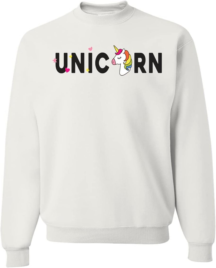 Unicorn Rainbow LGBTQ Pride Month Unisex Crewneck Sweatshirt
