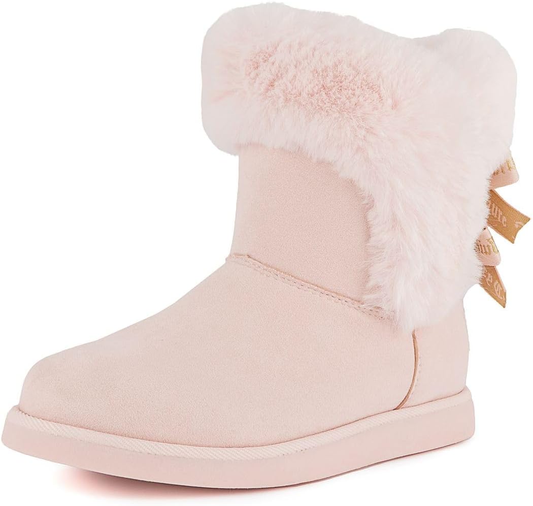 Juicy Couture Women's Slip On Winter Snow Boots for Comfort