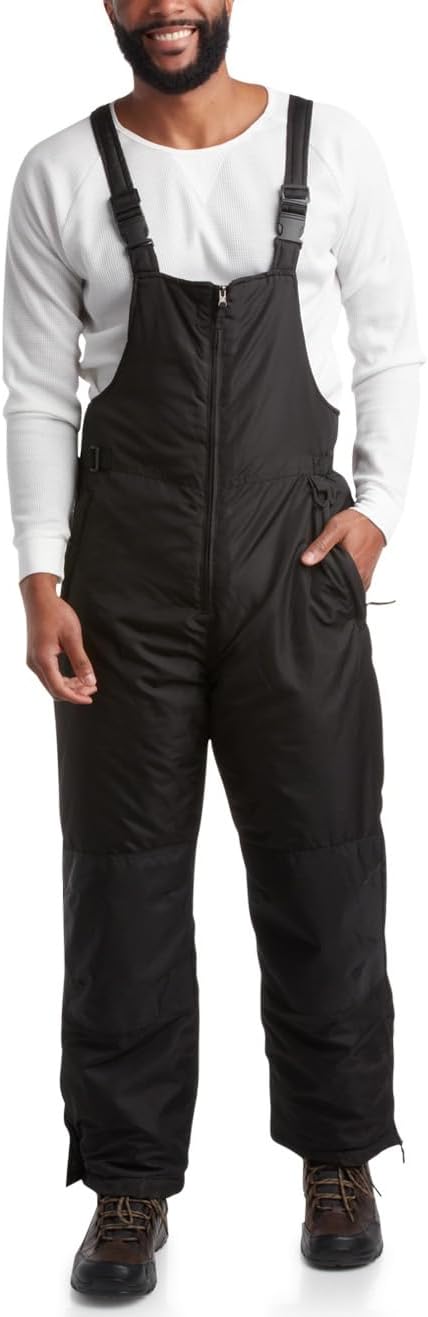 Perry Ellis Men's Insulated Snow Bib - Stay Dry & Warm!