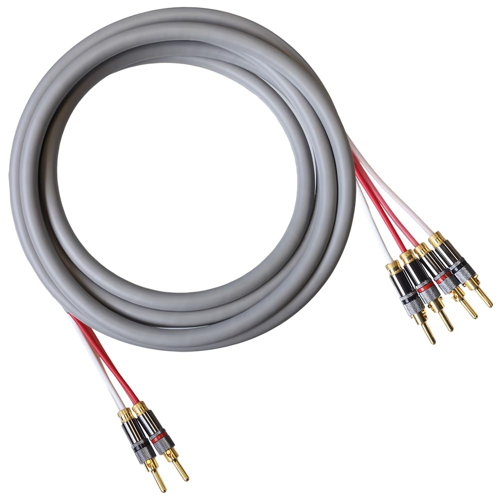 Blue Jeans Cable 4S11 Speaker Cable with Bi-Wire Terminations
