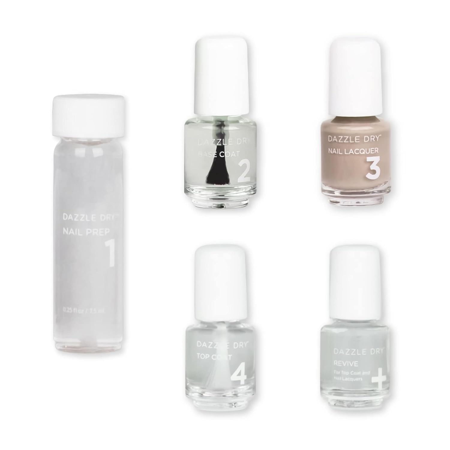 Dazzle Dry Mini Kit 4 Step System for Flawless Manicures