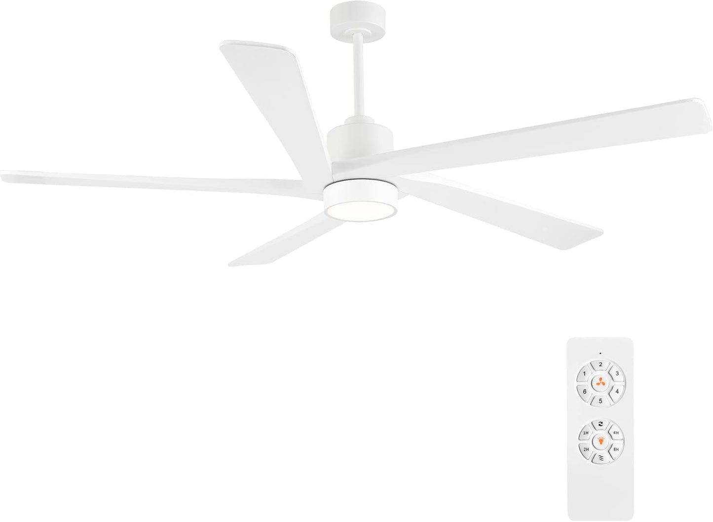 Efficient 6-Speed DC Ceiling Fan with Lights & Remote