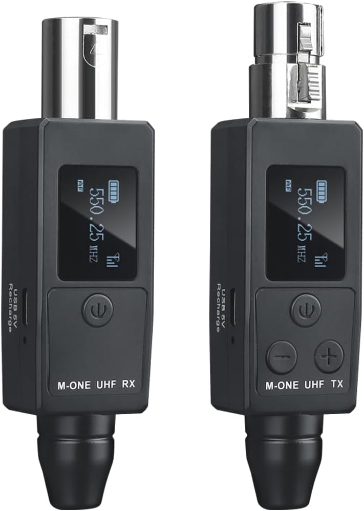 YXG UHF Wireless XLR Transmitter and Receiver for Microphones