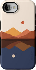 Casely iPhone 16e Case Opposites Attract - Day & Night Colorblock