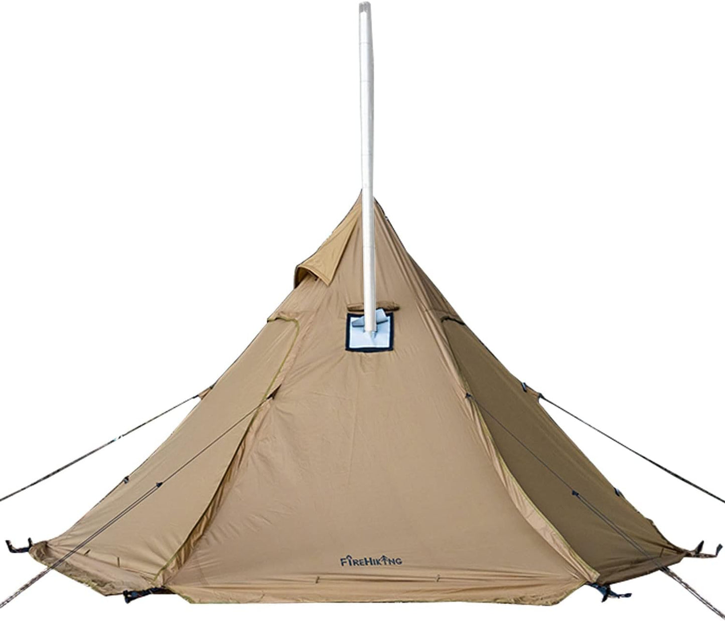 FIREHIKING Teepee Tent with Stove Jack - Warmth & Comfort for Camping