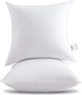 HITO 22x22 Pillow Inserts Set of 2 - Fluffy Cotton-Covered Throw