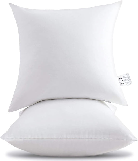HITO 22x22 Pillow Inserts - Premium Cotton Down Alternative Pillows