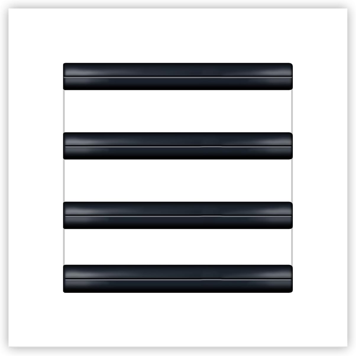 8x8 White Modern AC Vent Cover - Decorative Air Vent Grille