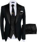 Wangyue Mens Suit 3 Piece Slim Fit Suit for Wedding and Business made