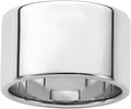 Elegant 12mm Sterling Silver Wedding Band Ring for All Occasions