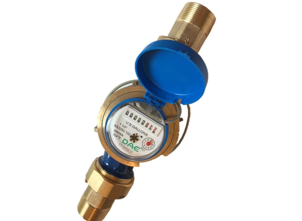 DAE AS320U-150P 1-1/2in Water Meter with Pulse Output Features