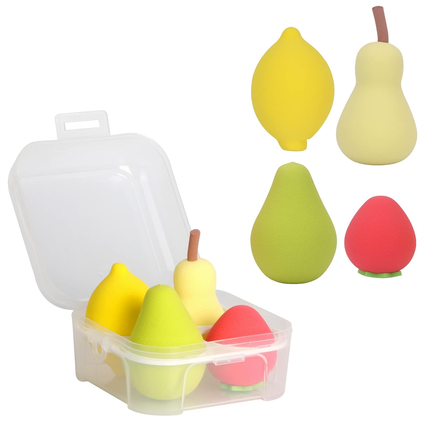 Unaone 4-Piece Beauty Sponge Set for Flawless Makeup Blending