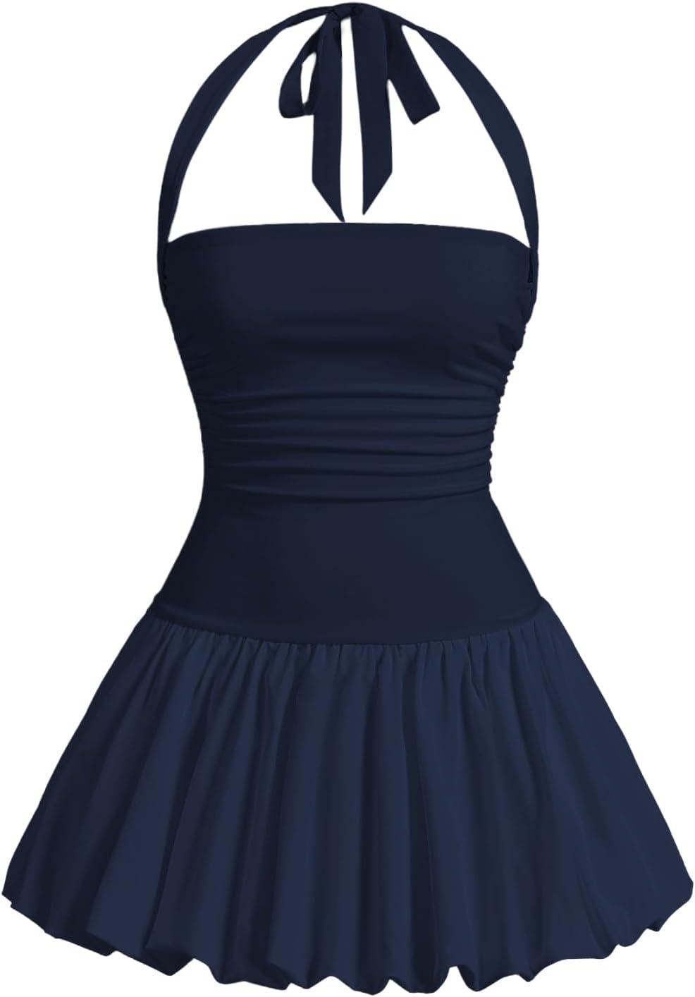 SOLY HUX Women's Bubble Mini Dress for Parties and Graduations