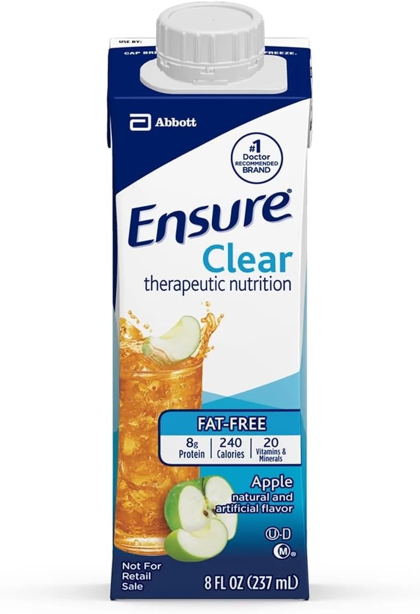 Ensure Clear Therapeutic Nutrition Apple Flavor 8 Ounce Cartons