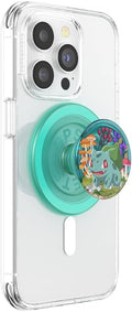 PopSockets Phone Grip for MagSafe with Kickstand - Bulbasaur Mint