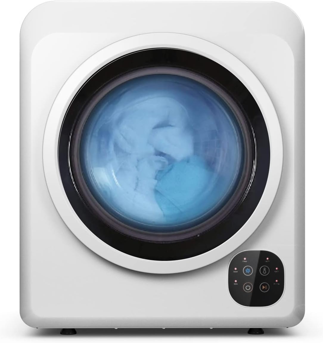 Large Capacity Electric Clothes Dryer with Reverse Tumble Action