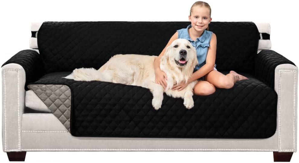 Sofa Shield Couch Slip Cover for Pets, Stain Resistant Design