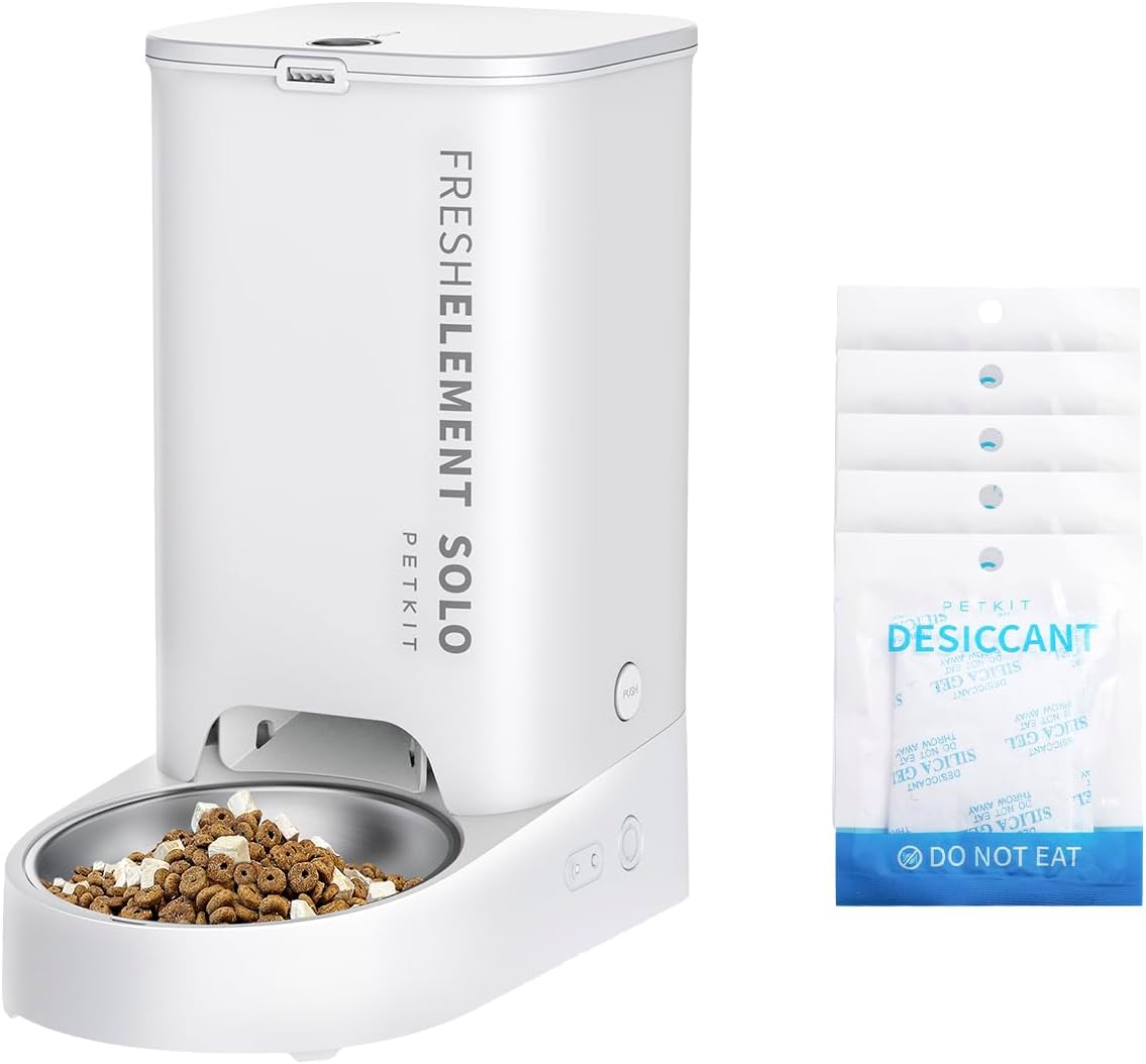 Smart Wi-Fi Pet Feeder + 5 Desiccant Packs