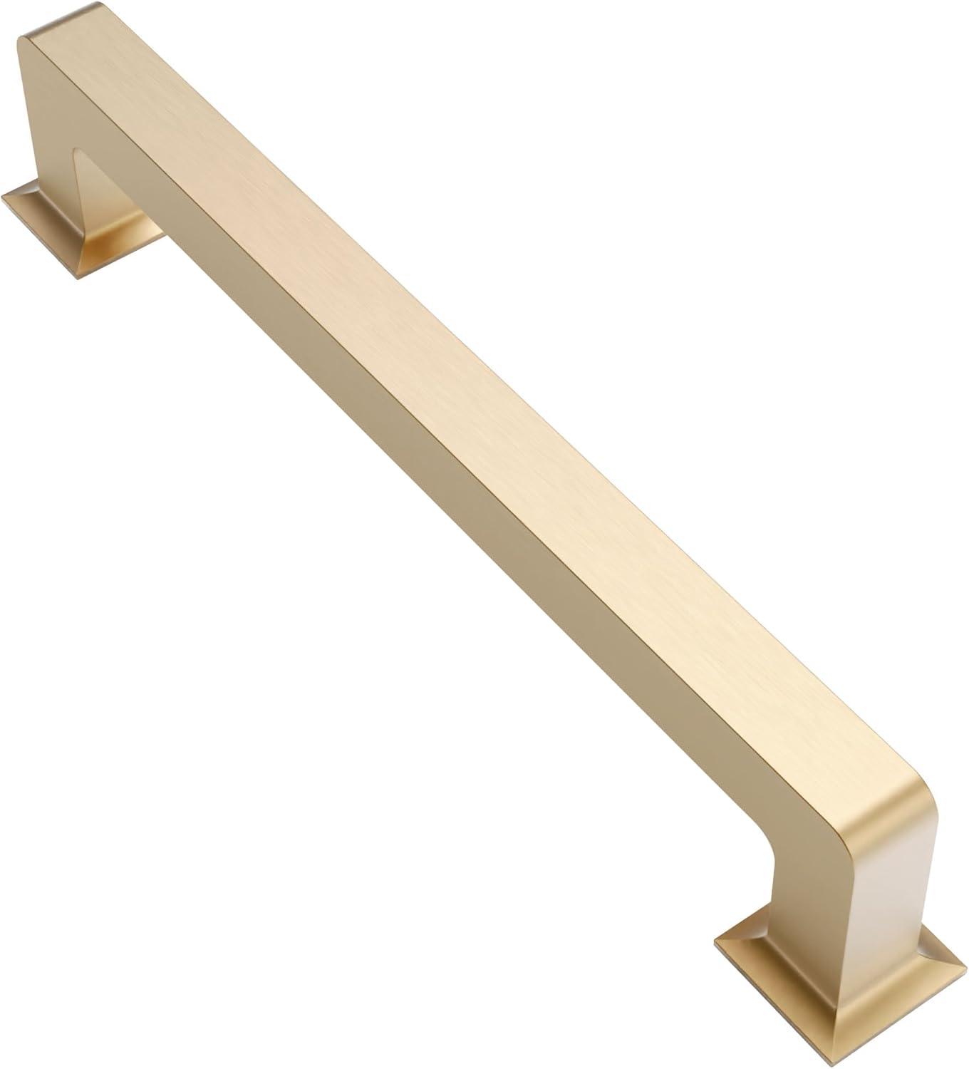 Brushed Gold Cabinet Pulls - 10 Pack Elegant Kitchen Handles