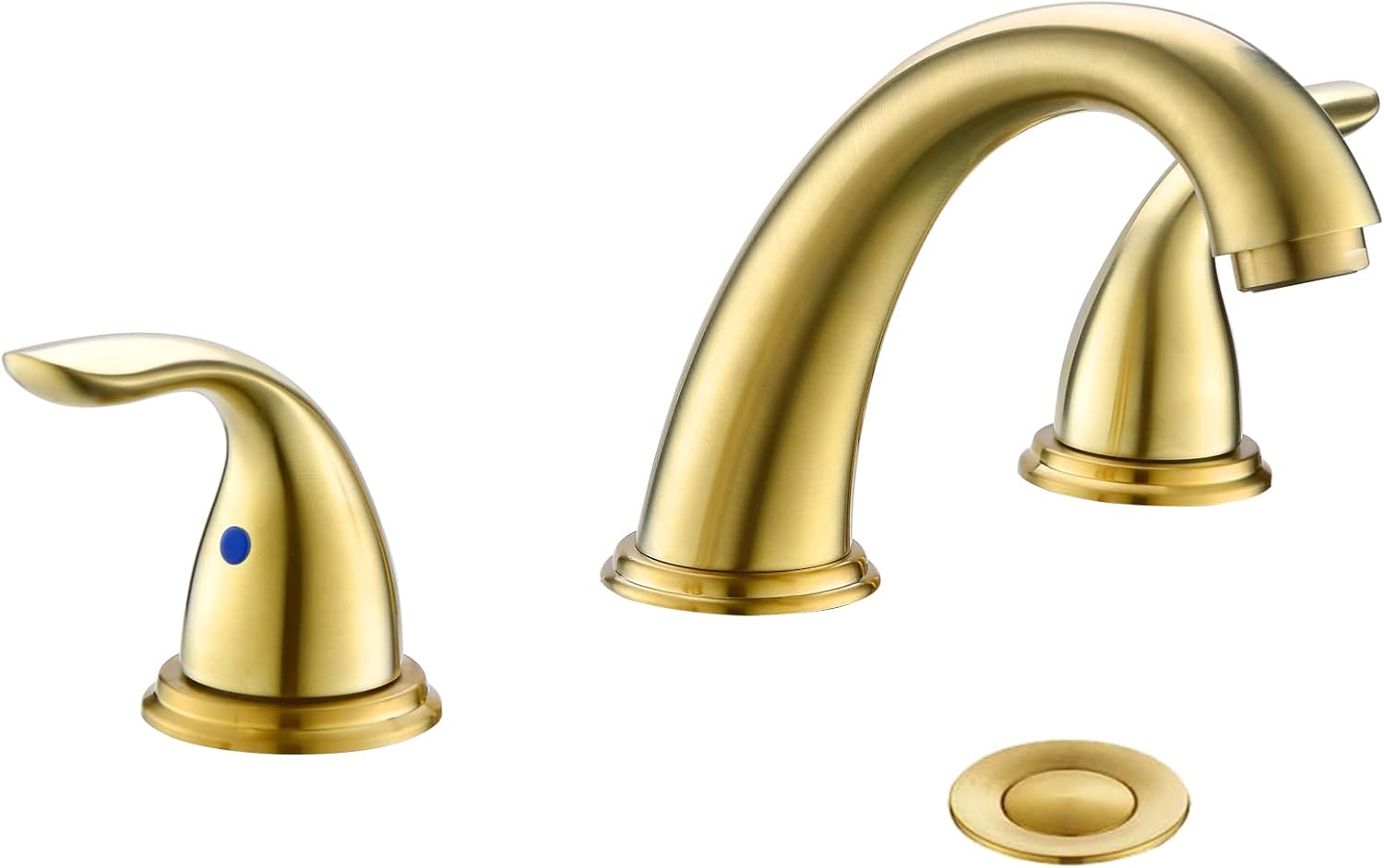 Phiestina 8 Inch Brushed Gold Widespread Bathroom Faucet Review