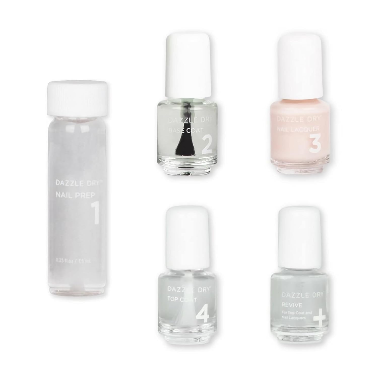 Dazzle Dry Mini Kit 4 Step System for Flawless Manicures