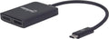 MANHATTAN USB-C to Dual DisplayPort Adapter for 4K Displays
