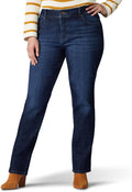 LEE Women's Relaxed Fit Straight-Leg Jean for Comfort and Movement