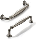 5 in Hole Center Brushed Satin Nickel Cabinet Pulls 10 Pack - Heavy