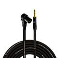 Right Angle XLR Male to 1/4 TRS Male Cable for Pro Audio Needs