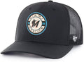 MLB Team Color Primary Logo Berm Trucker Snapback Hat - Game Ready