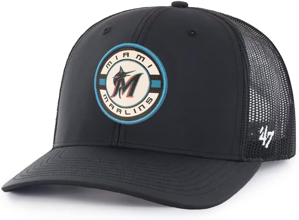 47 Brand MLB Unisex Baseball Team Color Logo Trucker Hat