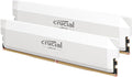Crucial Pro DDR5 RAM 64GB Kit (2x32GB) 6400MHz CL40 - High-Speed White