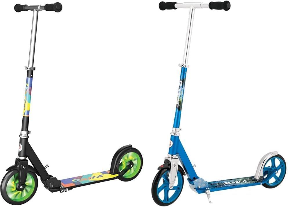 Razor A5 Lux Kick Scooter for Kids Ages 8+ with 8in Wheels