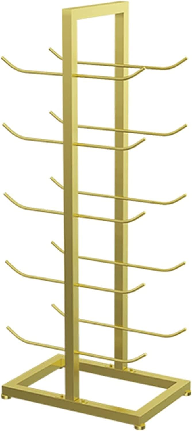 5-Tier Gold Mat Rack: Organize Your Home Gym! – GearMustHave