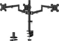 WALI Triple Monitor Mount for 13-27in Screens, Ergonomic Design