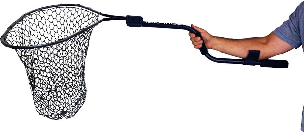 YakAttack Leverage Landing Net - Compact Folding Fishing Net