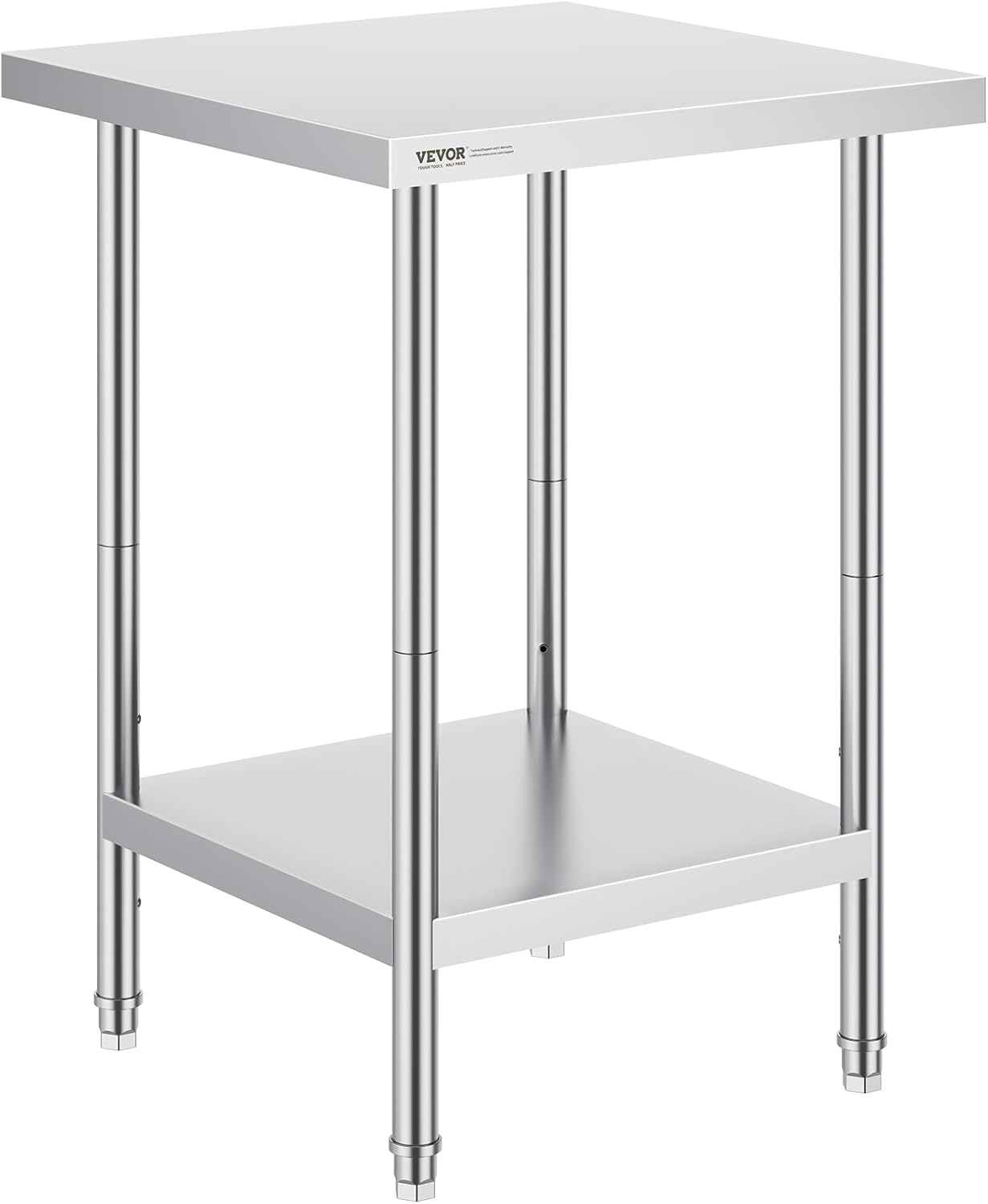 VEVOR Stainless Steel Prep Table - Heavy Duty Workstation