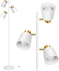QiMH Tree Floor Lamp 67in Modern Standing Lamp - Adjustable 3-Head